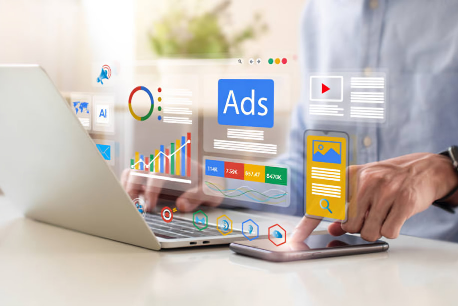 Illustration du service de marketing digital